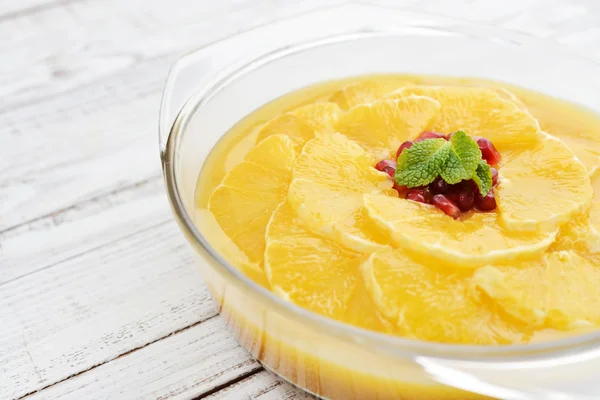 Tarta con rodajas de naranja — Foto de Stock