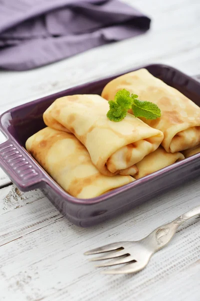 Empilement de crêpes farcies — Photo