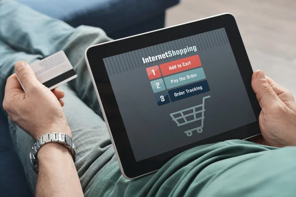 The Online shopping — Stock Photo, Image