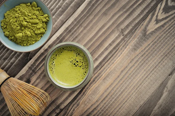 Szerves zöld Matcha Tea — Stock Fotó