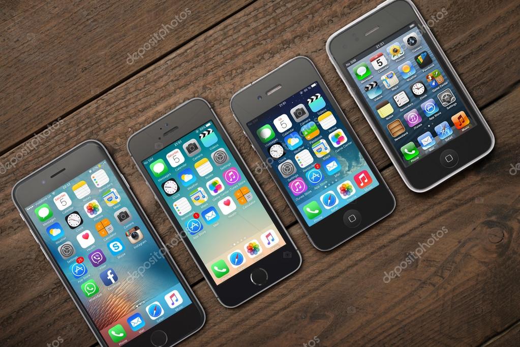 Evolution Of Apple Iphone Stock Editorial Photo C Tashka00