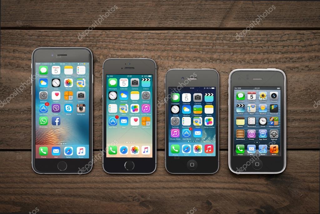 Evolution Of Apple Iphone Stock Editorial Photo C Tashka00