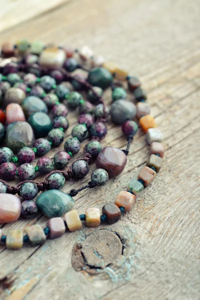 Semiprecious stone beads — Stock Photo, Image