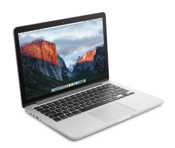 MacBook Pro met Retina display — Stockfoto