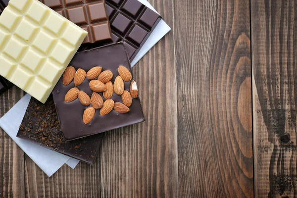 Different Chocolate bar — Stock Photo, Image