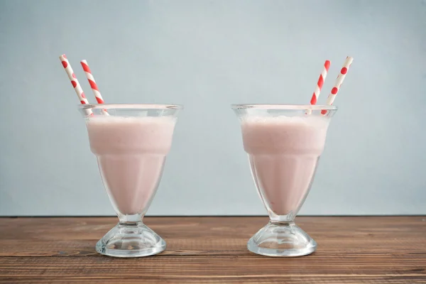 Milkshake wodeen tablo — Stok fotoğraf