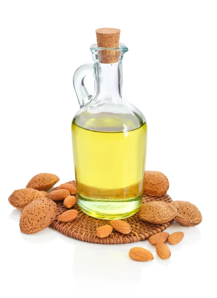 Almonds oil — Stock Photo, Image