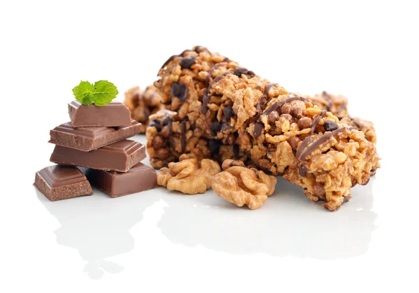 Barras de chocolate Muesli — Foto de Stock