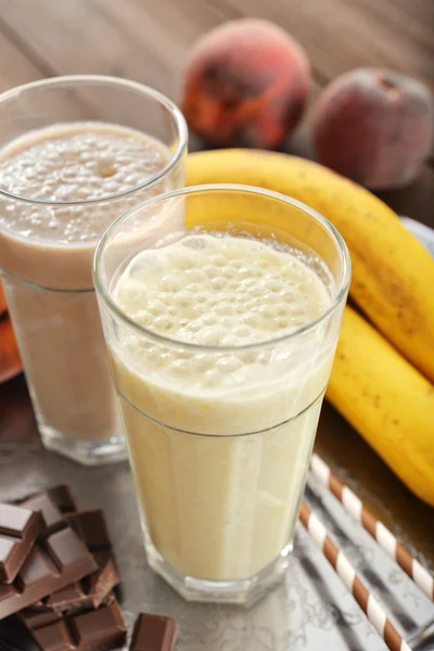 Banana smoothie — Stock Photo, Image