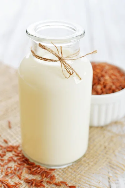 Reis Milch — Stockfoto