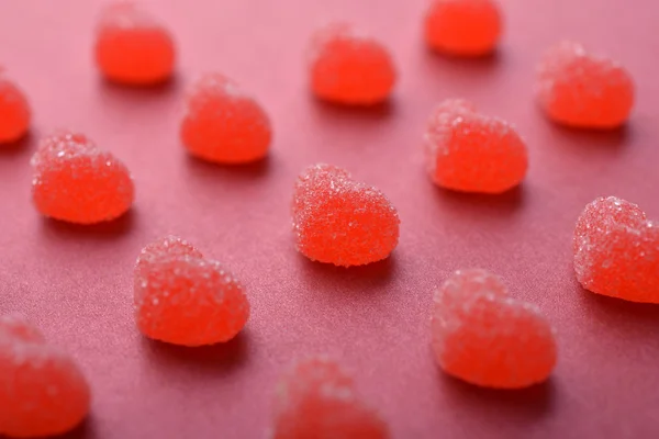 Cukierki w kształcie serc — Zdjęcie stockowe