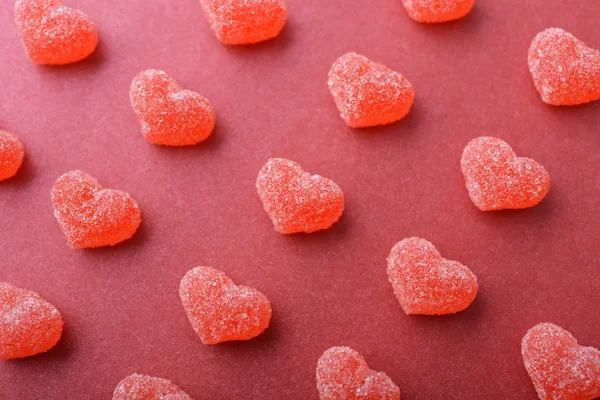 Caramelle a forma di cuore — Foto Stock