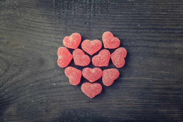 Candy srdce — Stock fotografie