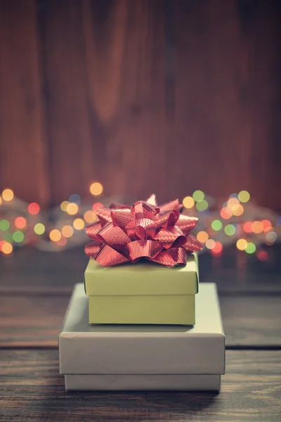 Stack of gift boxes — Stock Photo, Image