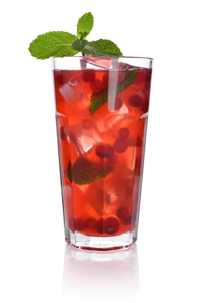 Röda bär drink — Stockfoto