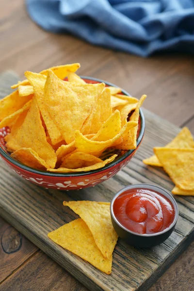 Maisnachos — Stockfoto