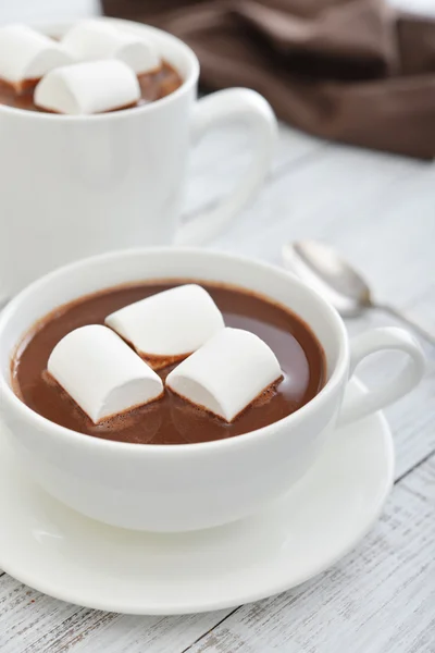Sıcak çikolata ile kupa — Stok fotoğraf