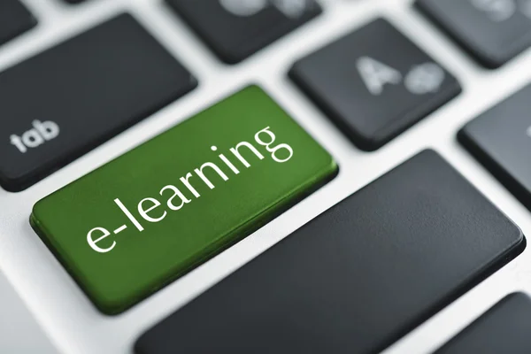 Concepts of E-learning — Stock Photo, Image