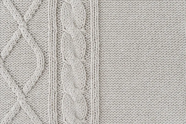 Шаблон из вязаной шерсти — стоковое фото