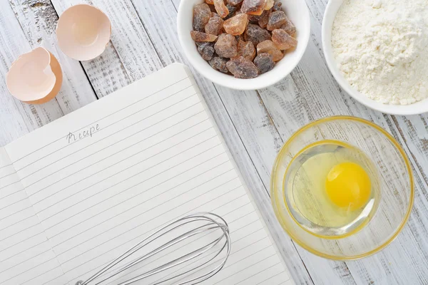 Ingredienser för bakning — Stockfoto