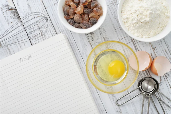 Ingredienser för bakning — Stockfoto