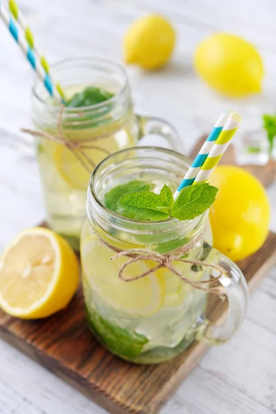 Limonada con cítricos y jengibre — Foto de Stock