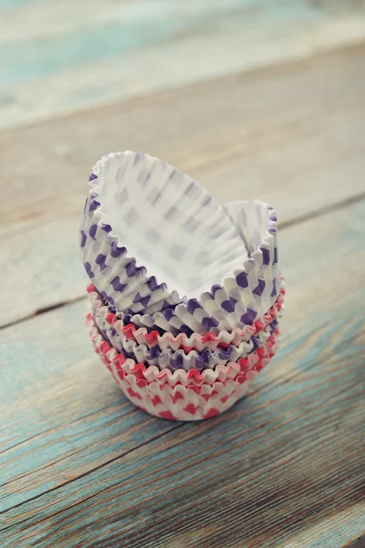 Paper cupcake cases — Stock Photo, Image
