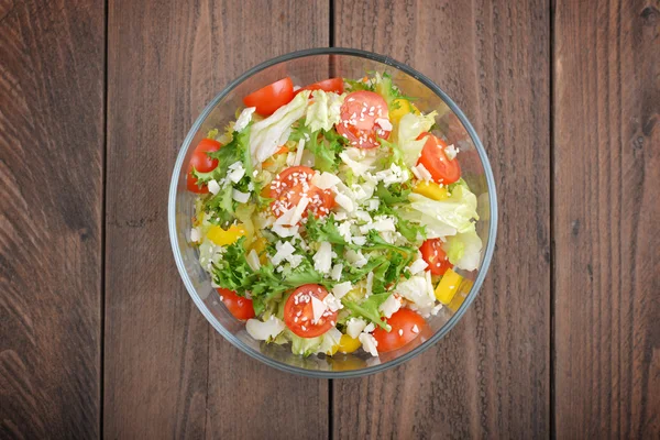 Vegetable Salad with parmesan — Stock Photo, Image