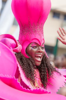 Victoria, Seyşeller - 26 Nisan 2014: Notting Hill sanatçı de Seyşeller karnaval