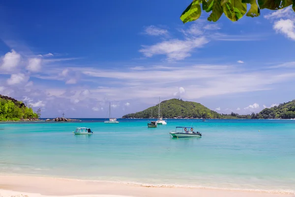 Tropischer Strand, Seychellen, Mahé — Stockfoto