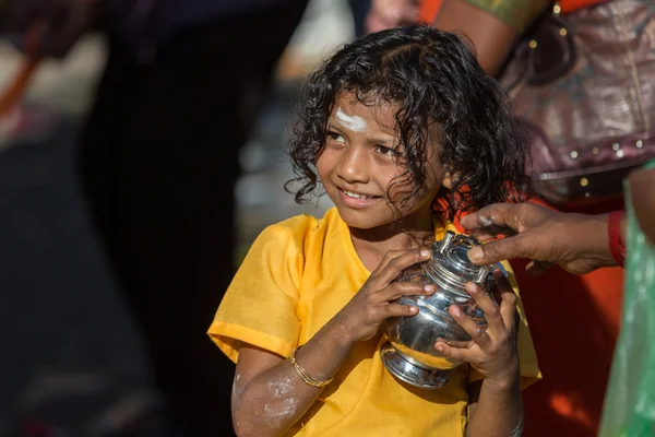 Georgetown, Penang, Maleisië. 24 januari 2016. Hindoe festival te aanbidden God Muruga — Stockfoto