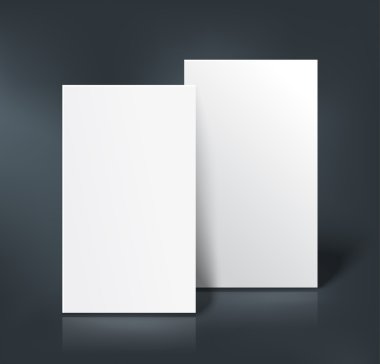 Kartvizit mockup. Vektör çizim
