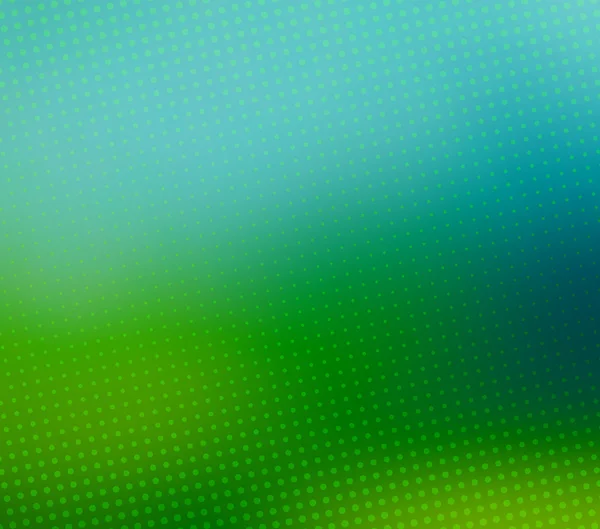 Green blurred halftone vector background — Stock Vector