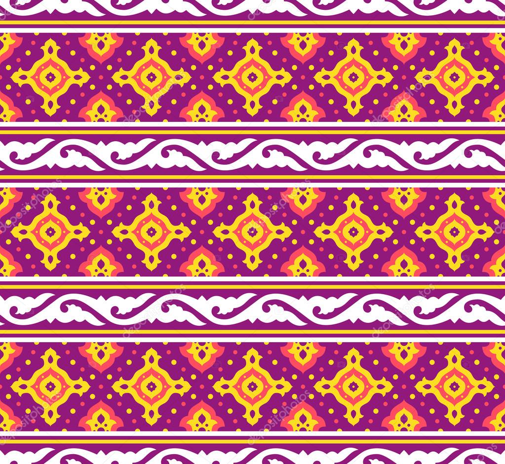Seamless oriental pattern. Vector background