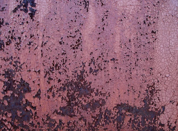Alte rissige Farbe an der Wand. Grunge-Textur — Stockfoto