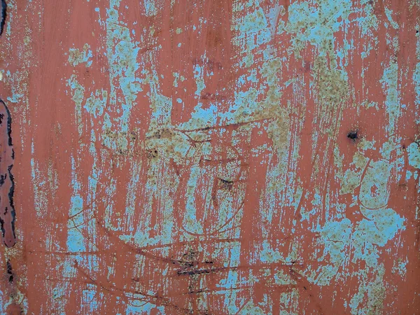 Oude gebarsten verf op de muur. Grunge textuur — Stockfoto