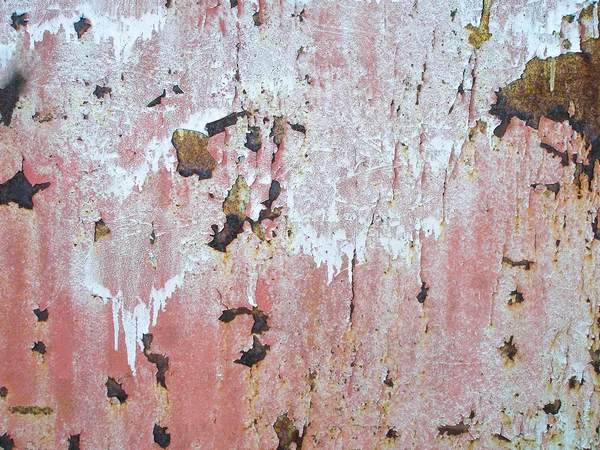 Vieille peinture fissurée sur le mur. Texture grunge — Photo