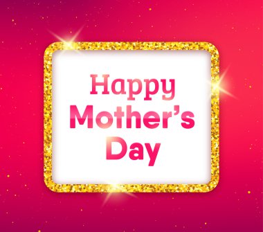 Mutlu anneler günü tipografi tebrik kartı