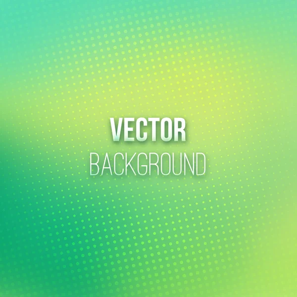 Colorful Blurred Background With Halftone Effect — Stock Vector