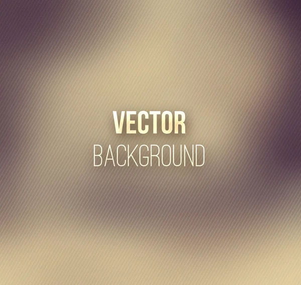 Brown color blurred vector background — Stock Vector