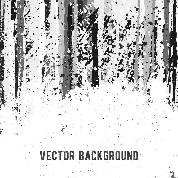 Grunge stílus vector-banner tervezősablon — Stock Vector
