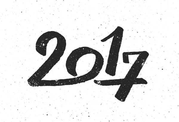 Caligrafía para el Año Nuevo 2017 del Gallo — Vector de stock