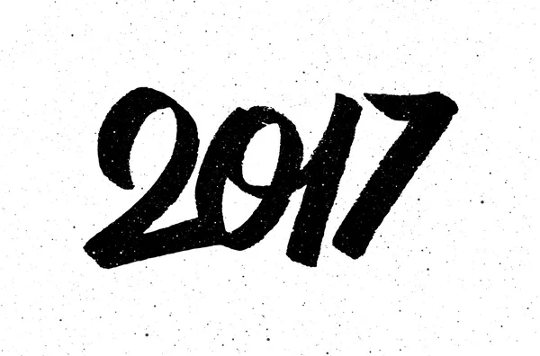 Kalligraphie für 2017 Neujahr des Hahns — Stockvektor