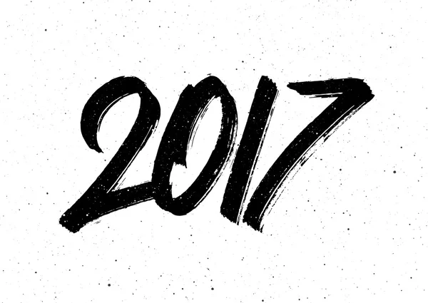 Calligrafia per il 2017 Capodanno del Gallo — Vettoriale Stock