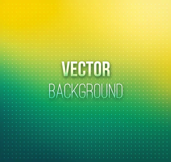 Emerald-yellow color blurred vector background — Stock Vector