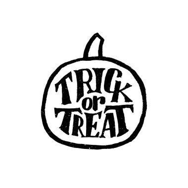 Cadılar Bayramı partisi için VINTAGE poster tipografi ile