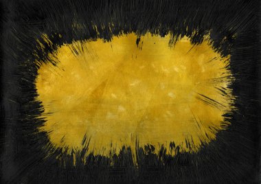 Vignette için klasik altın ve siyah doku