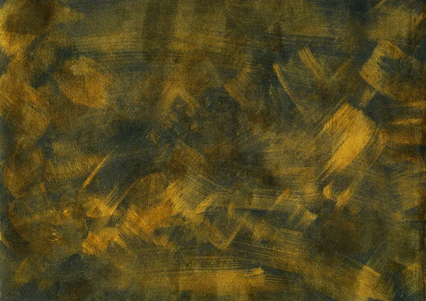 Вінтажна золота і чорна текстура. Акриловий живопис — стокове фото
