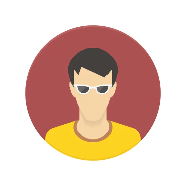 Icona vettoriale dell'avatar utente per sito web o app mobile — Vettoriale Stock