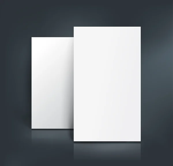 Kartvizit mockup. Vektör çizim